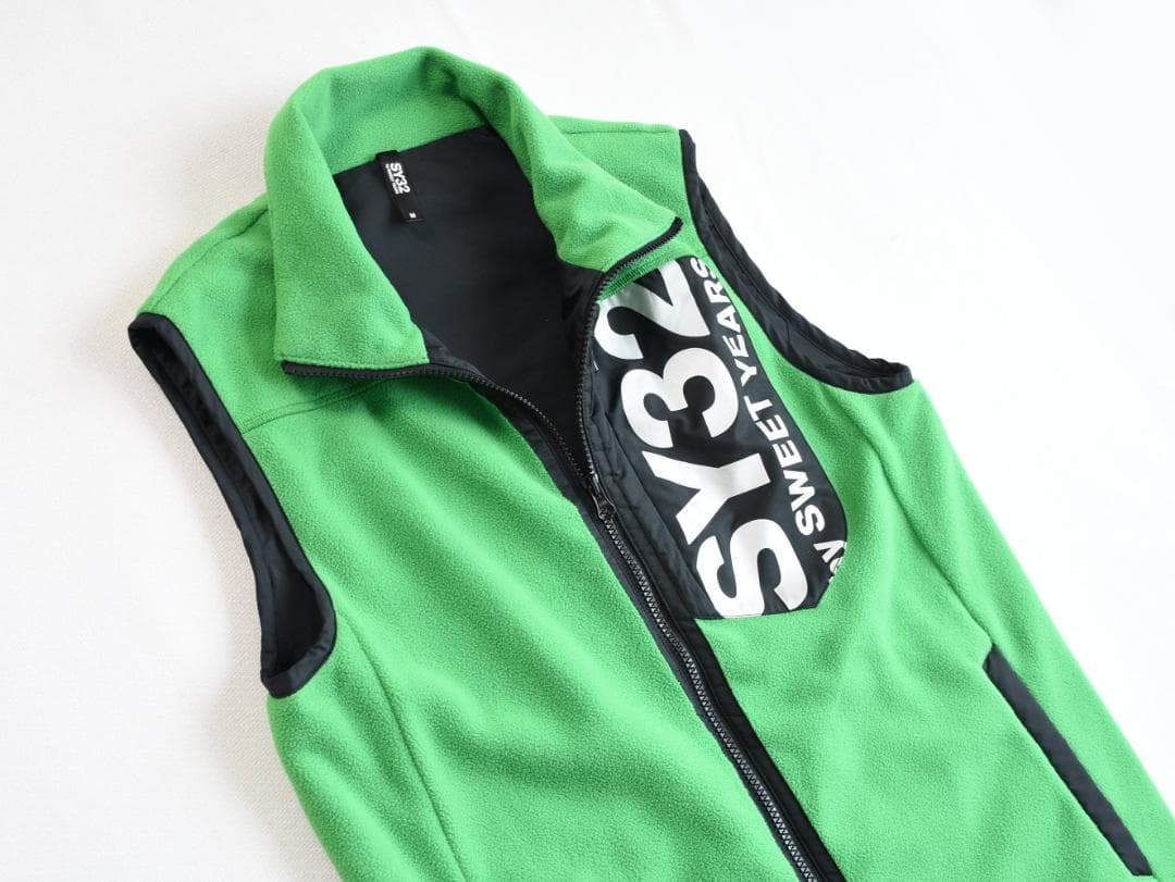 SY32 SWEET YEARS（スウィートイヤーズ）ジップフリースベストM