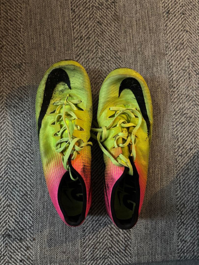 Nike スパイクシューズ イエロー/ピンク