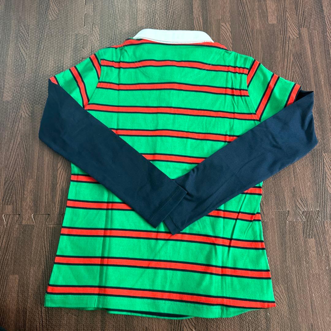 Le Coq Sportif ストライプ半袖　長袖インナー付き