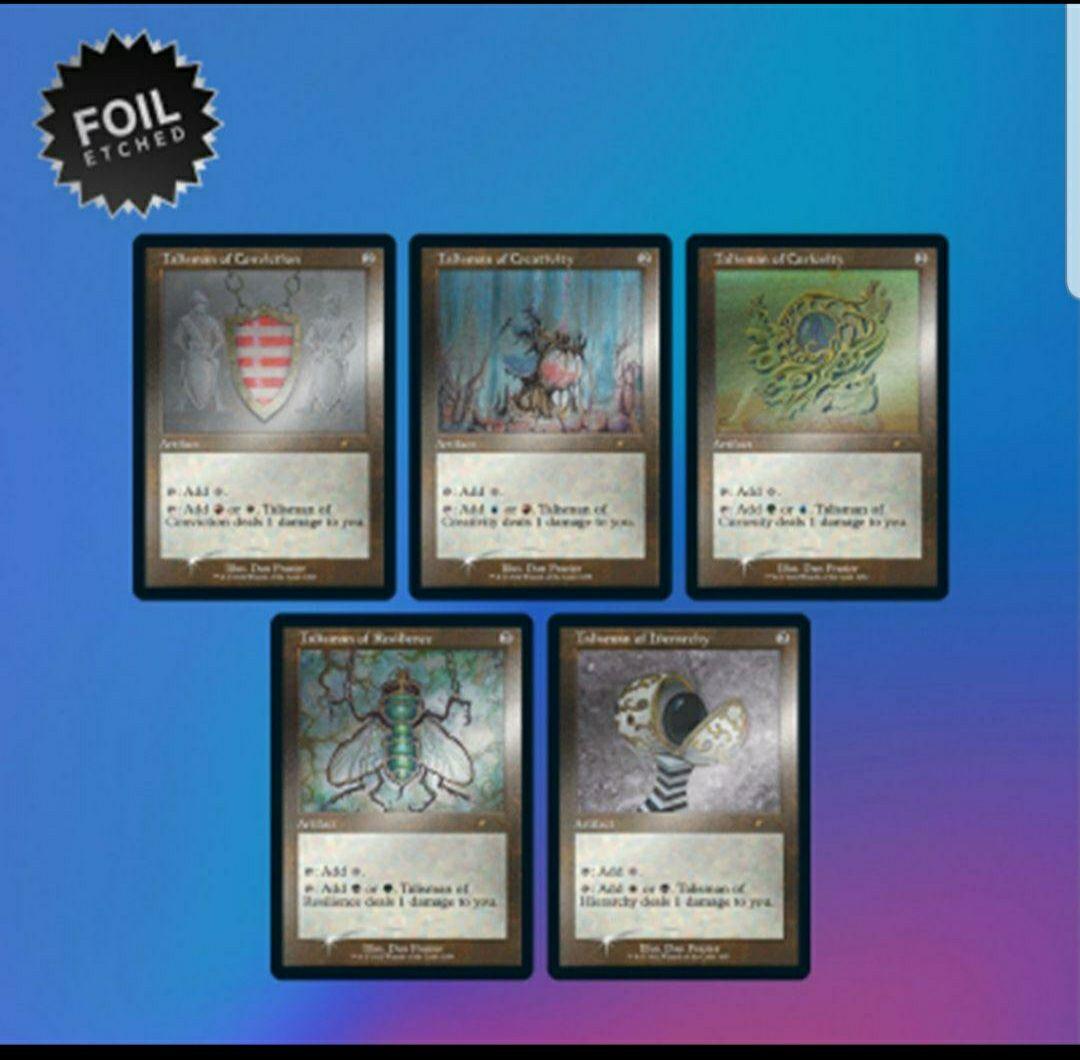 mtg　Secret lair　タリスマン　10種　エッチング　foil