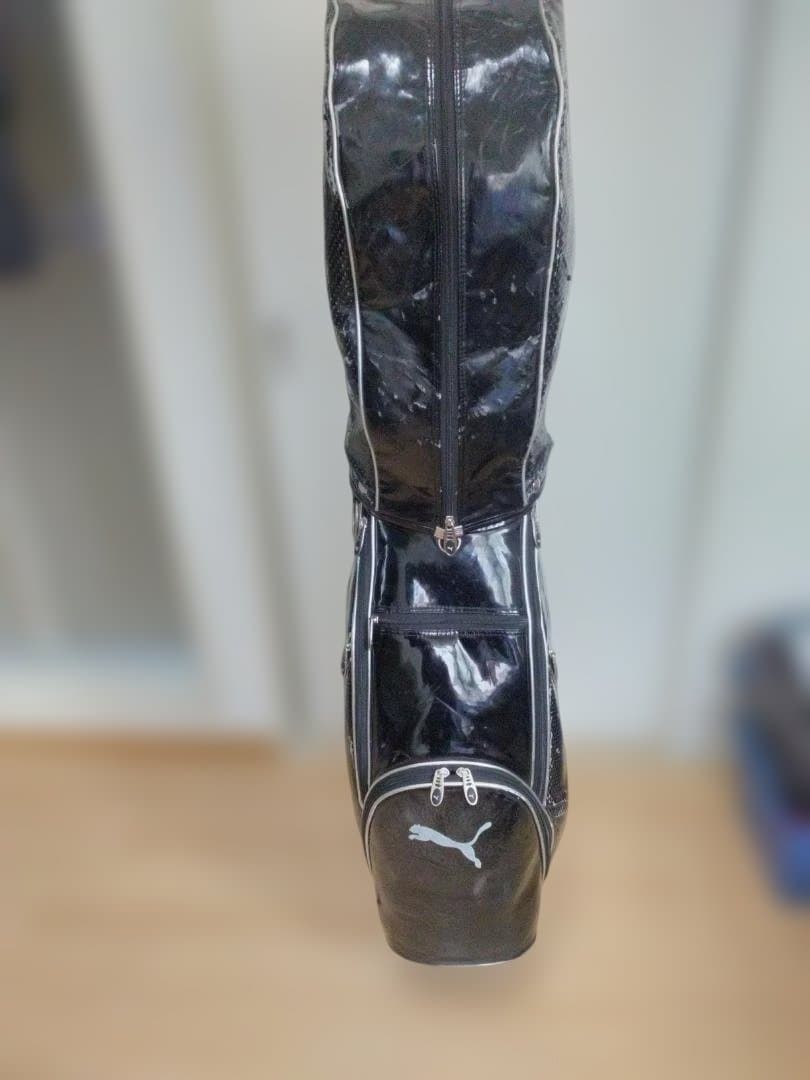 プーマゴルフPUMAGOLFゴルフキャディバッグエナメル仕様・黒