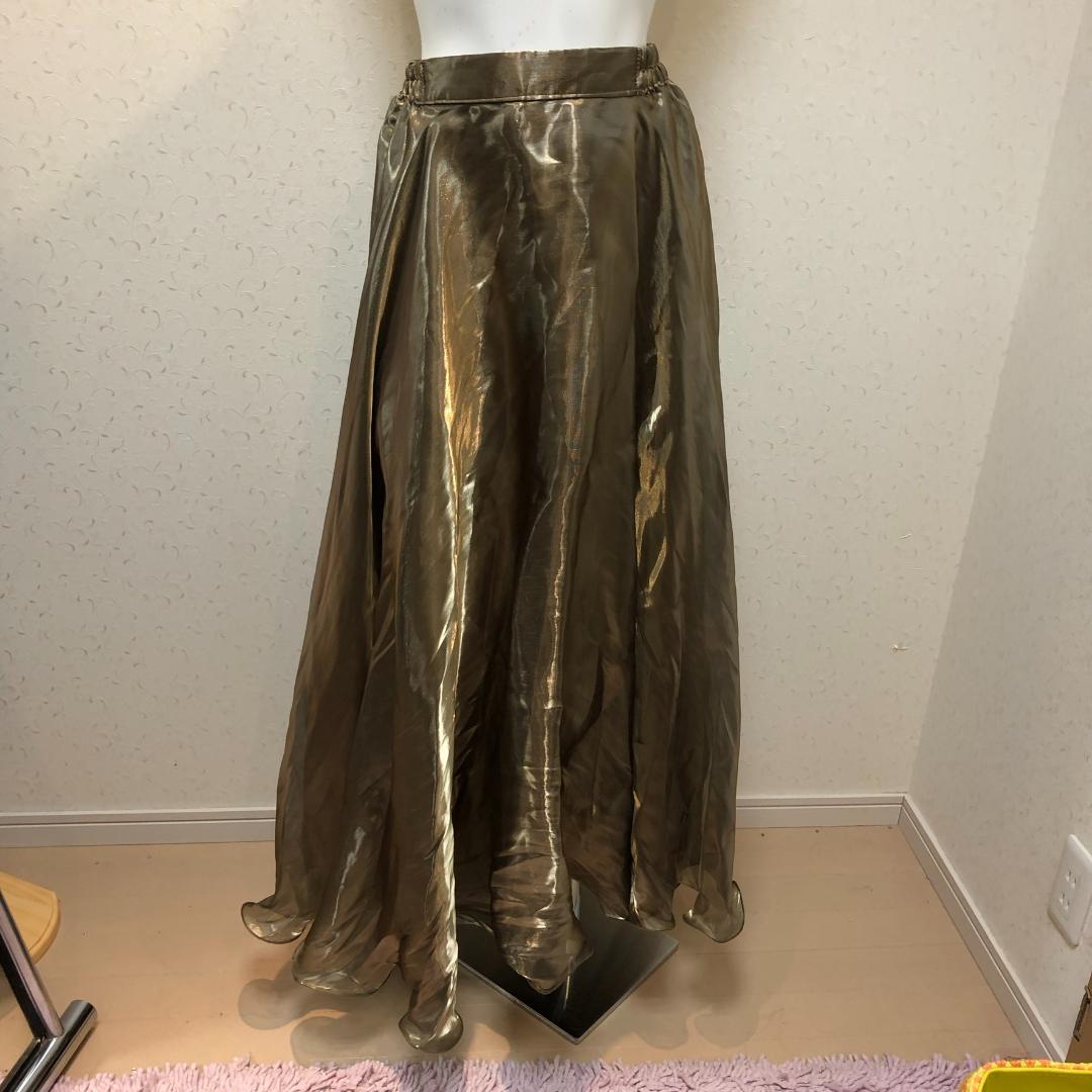 社交ダンス衣装　ロングドレス　ビーズトップスボレロ3点セット