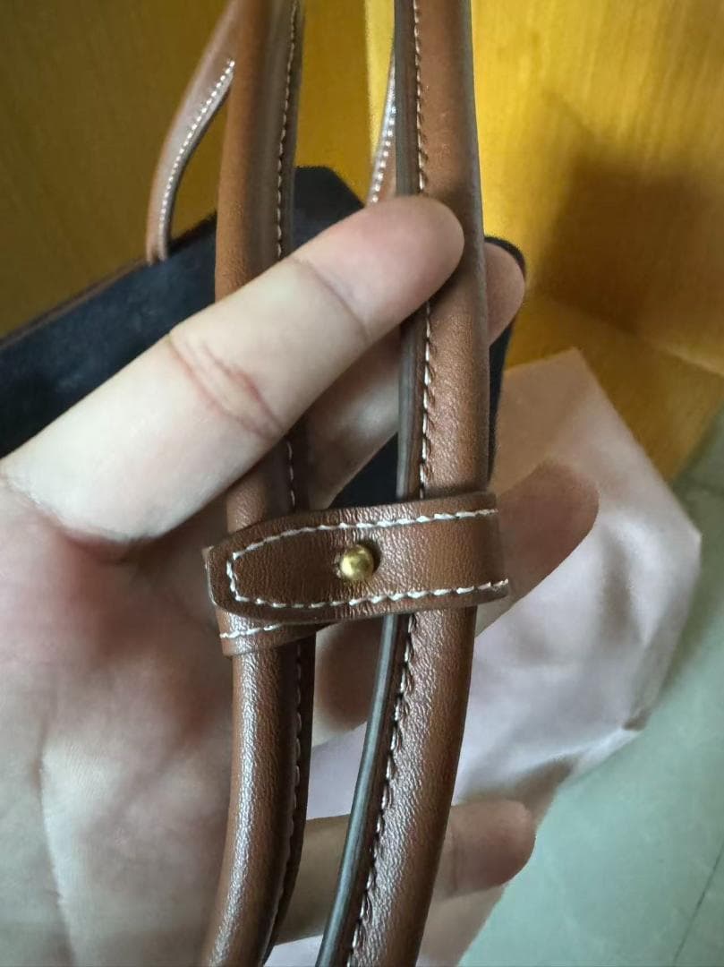 即日発送します 美品 デニム ハンドバッグ