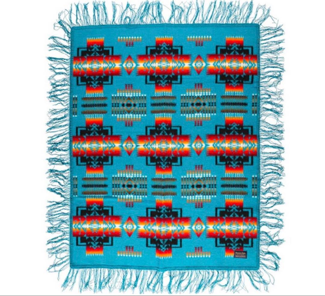 ペンドルトン Beaver State USA製ウールブランケット 78x98