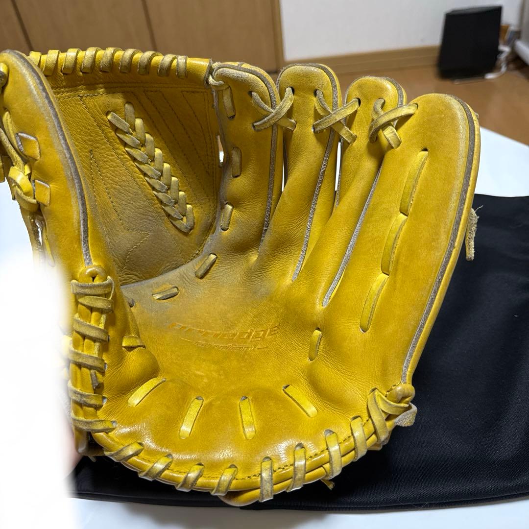 SSK プロエッジ 硬式 投手用グローブ イエロー