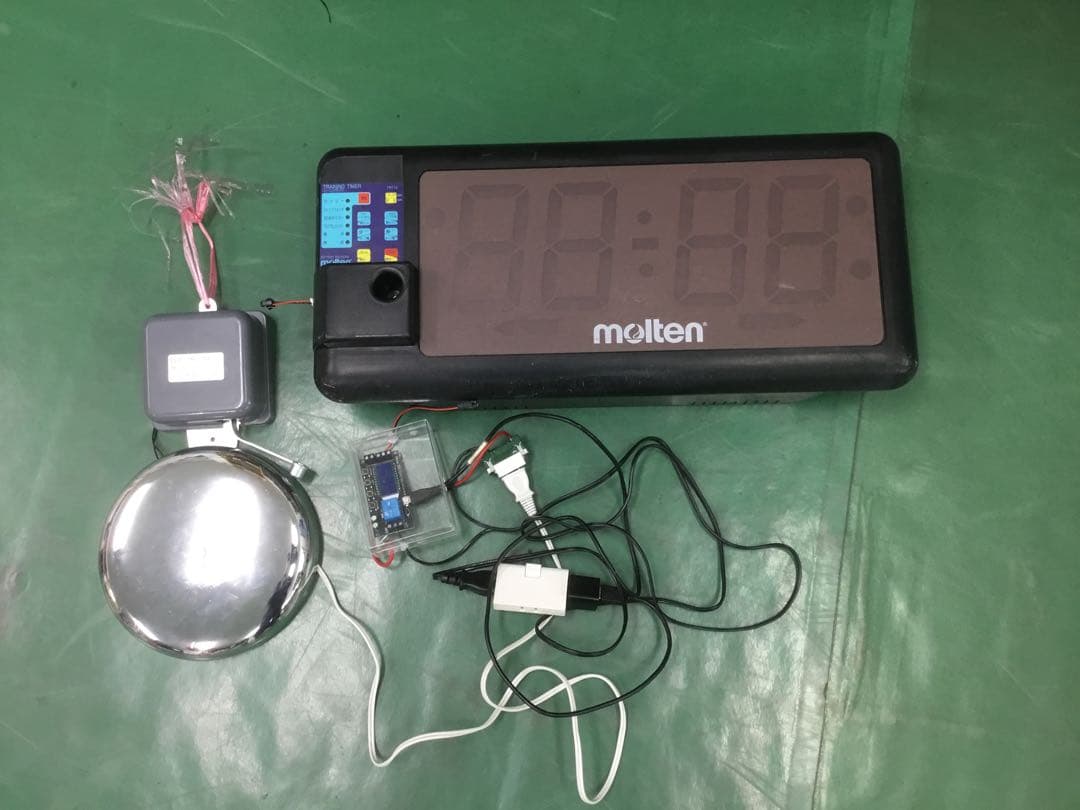 モルテンタイマー‥ゴング，格闘技~ボクシング空手キックタイマーに合わせてゴング