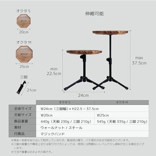 KitchenCamp（キッチンキャンプ） オルテ オクタS サイドテーブルMM