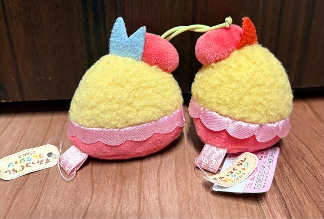 すみっコぐらし　てのりぬいぐるみ　さくらんぼ　チェリー　えびふらい　あじふらい