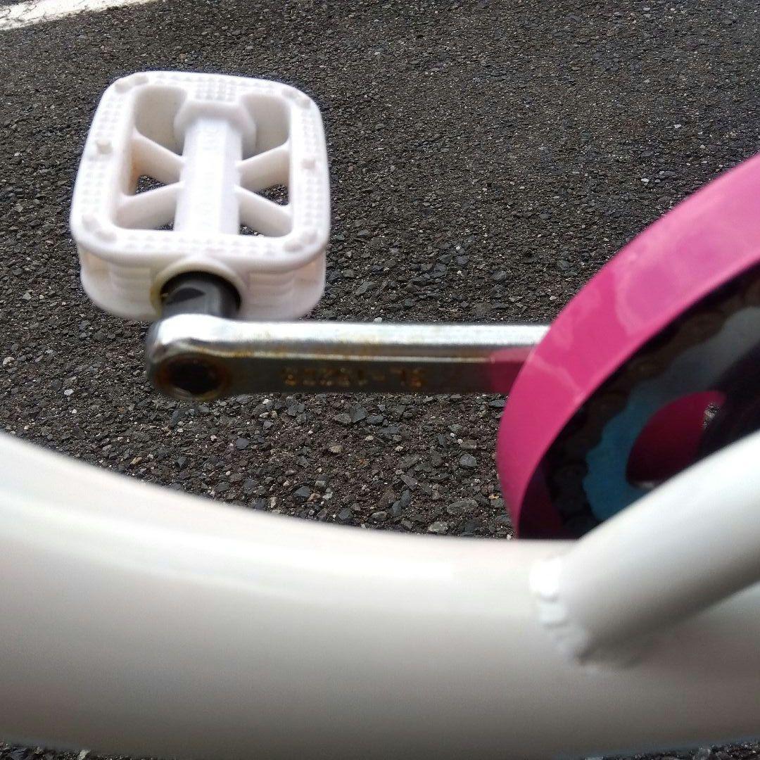 子供用自転車 ホワイト/ピンク 22インチ　手渡し限定！！滋賀県