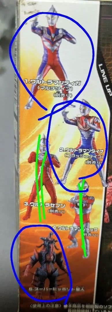 創絶　超ウルトラ8兄弟　前編3体　後編4体