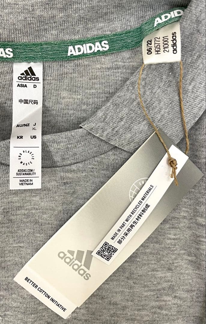 未使用 タグ付 adidas アディダス ゴルフスウェット 長袖ポロ襟 XL