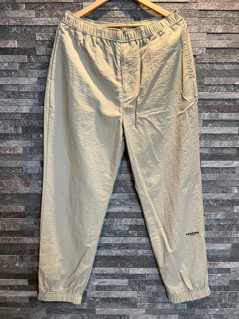 renoma golf　ナイロンセットアップ　ベージュ　上下XL