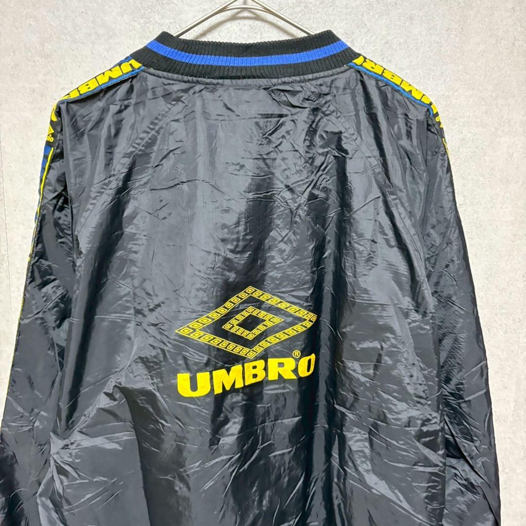 訳あり　90's UMBRO ナイロンドリルロッププルオーバーテープロゴ　XL