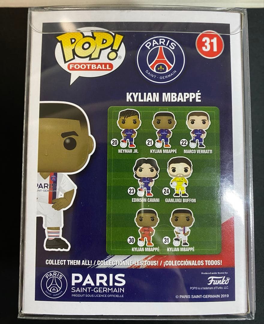 レアFUNKO POP! KYLIAN MBAPPE エムバペ