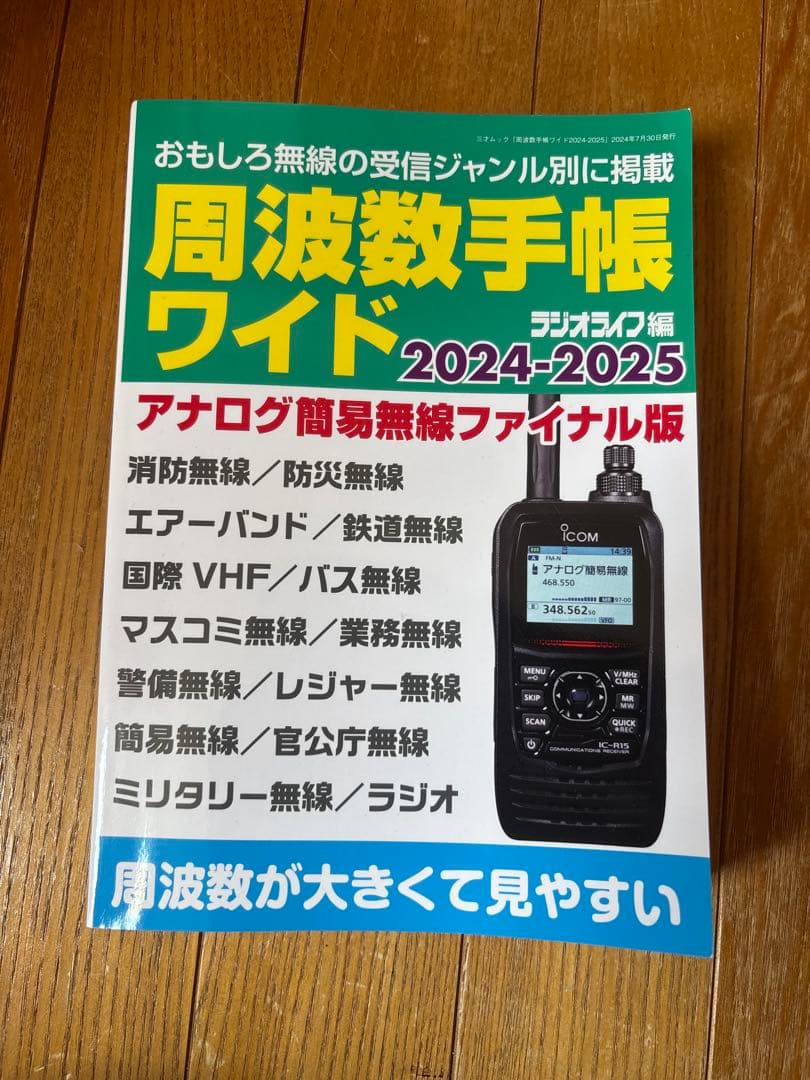 アイコム icom 広帯域ハンディレシーバー IC-R6 無線機　警察　消防無線