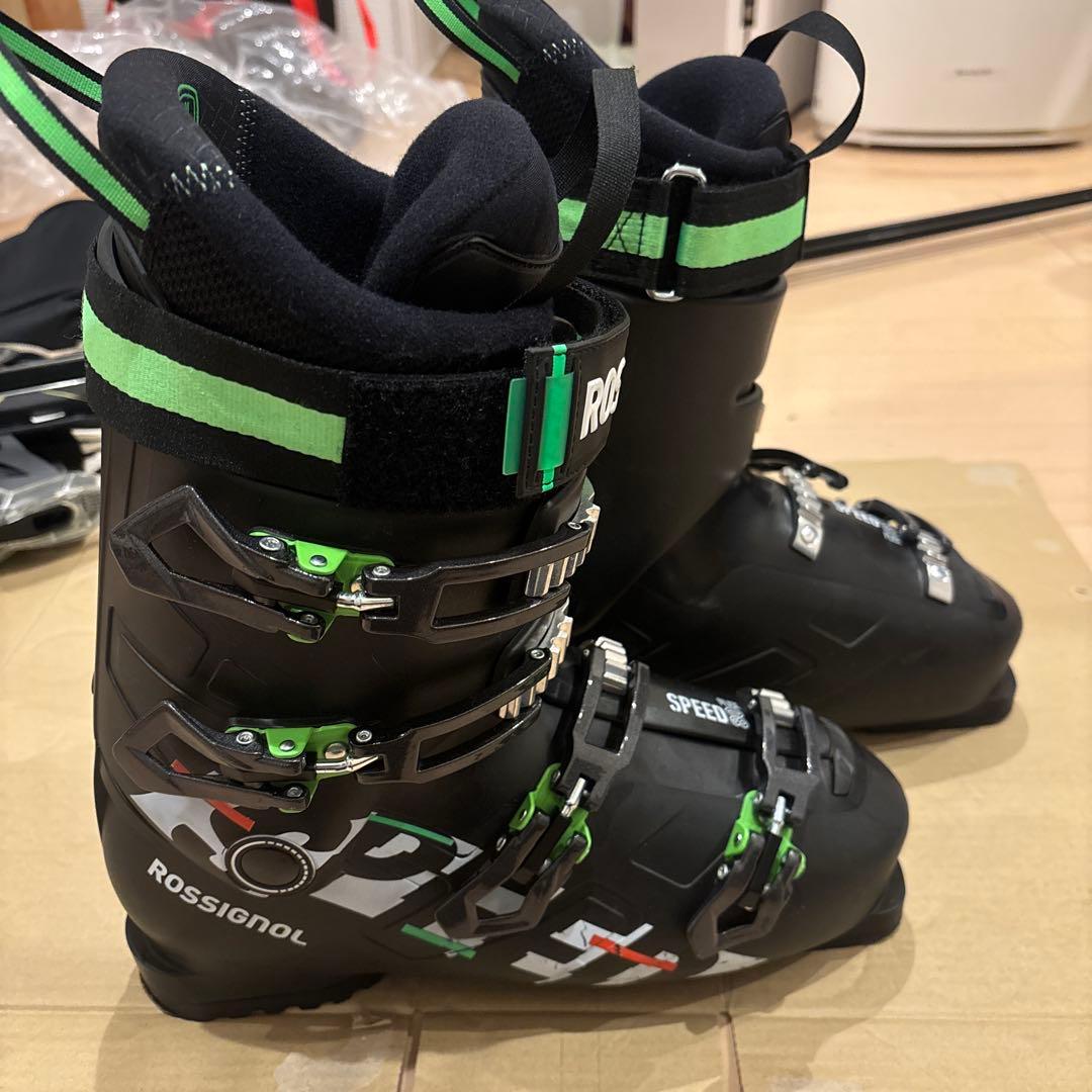 ROSSIGNOL SP 80スキー用ブーツ ブラック/グリーン