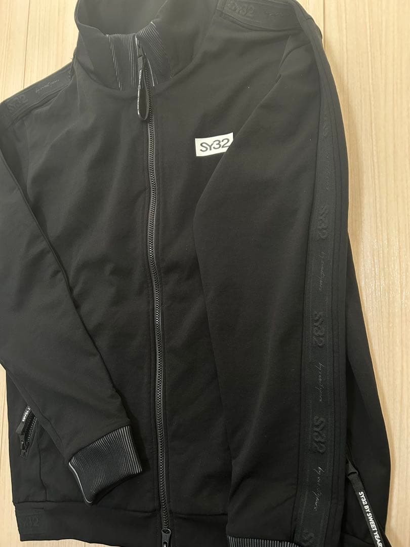 【美品】SY32 GOLF ドライストレッチジャケット 黒 Lサイズ