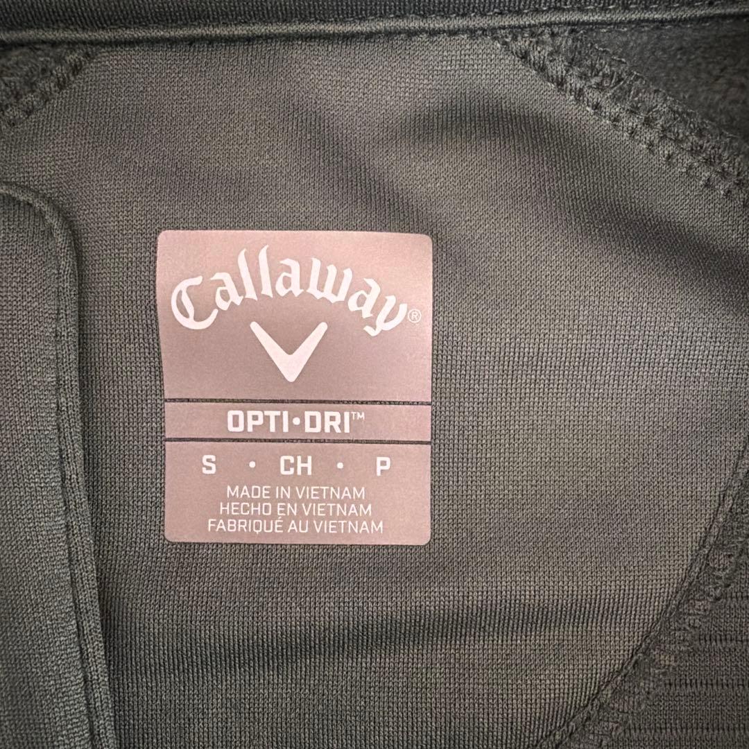 Callaway ダークグリーン ハーフジップウェア