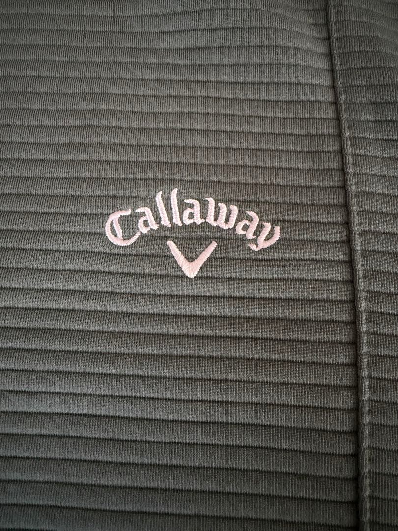 Callaway ダークグリーン ハーフジップウェア