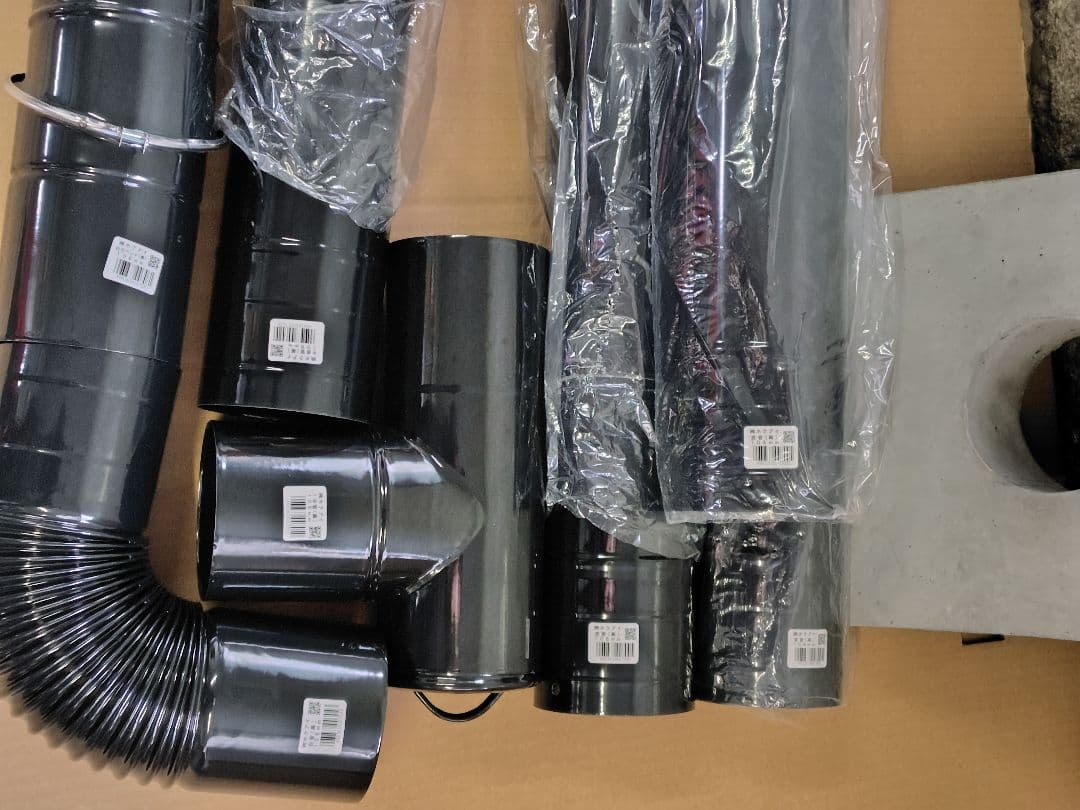 新品!薪ストーブセット A　できれば引取