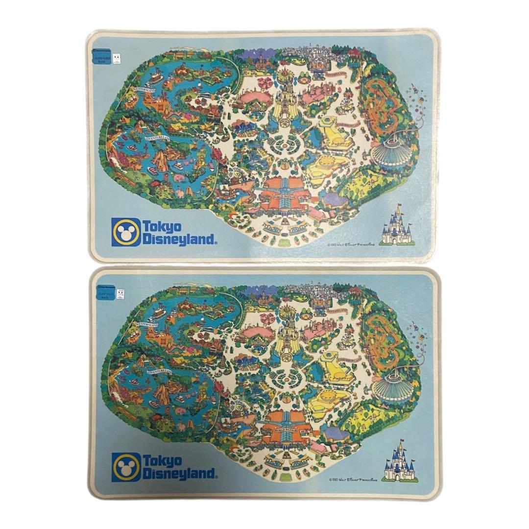 希少品 東京ディズニーランド ランチョンマット 4枚セット 1983年製