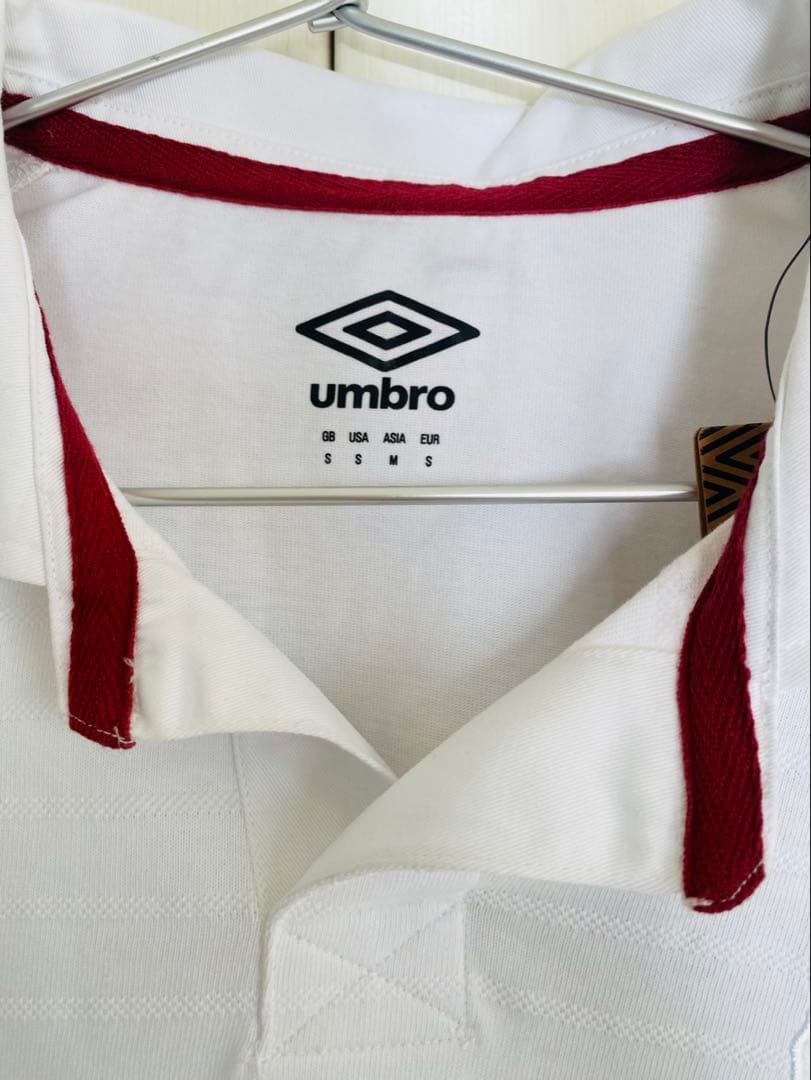 新品タグ付き　umbro 　ラグビーイングランド代表 ユニフォーム S