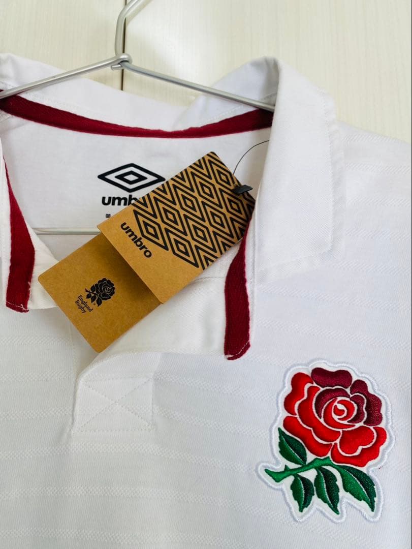 新品タグ付き　umbro 　ラグビーイングランド代表 ユニフォーム S