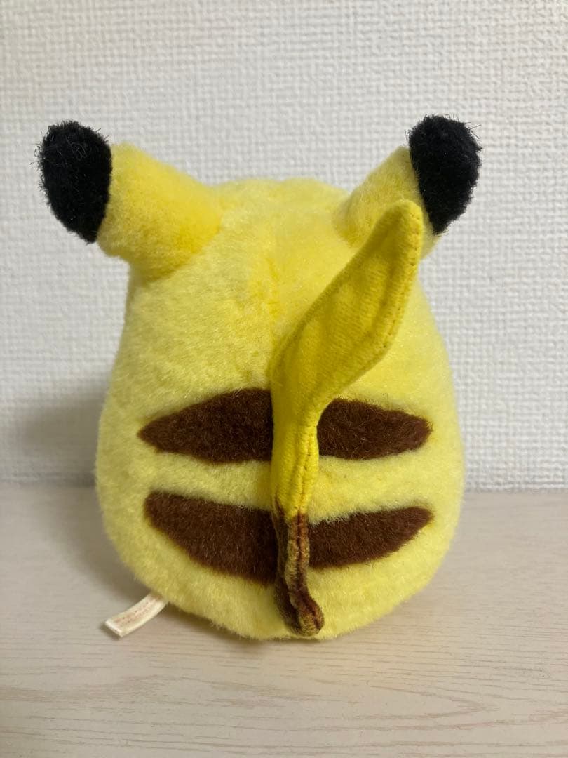【レア】初期ピカチュウ ぬいぐるみ 当時物 お腹を押すと音がなる TOMY