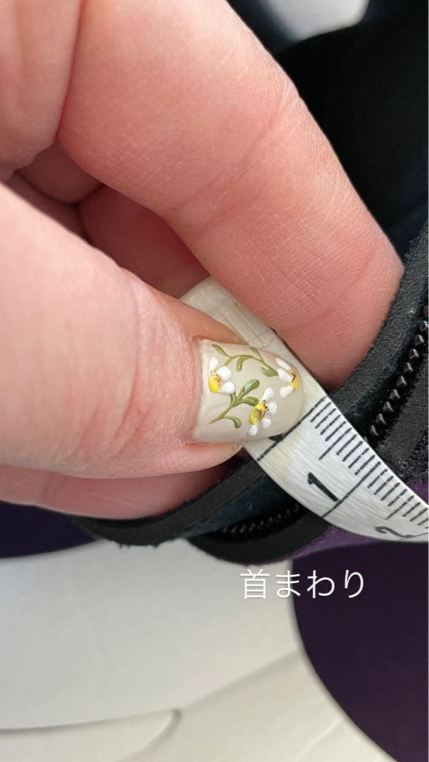 【3点セット】レイトラップレディースウェットスーツ ペイズリー柄長袖フルスーツ