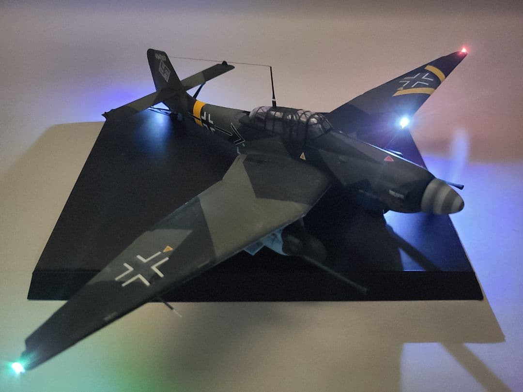 ユンカース スツーカ ju87 タンクバスター リアルモーターライズ完成品
