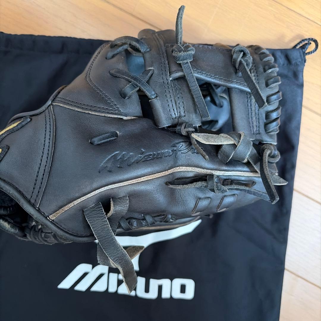 ミズノプロ 硬式内野手用グローブ　サイズ8号　グローブカバー付　即実践可能