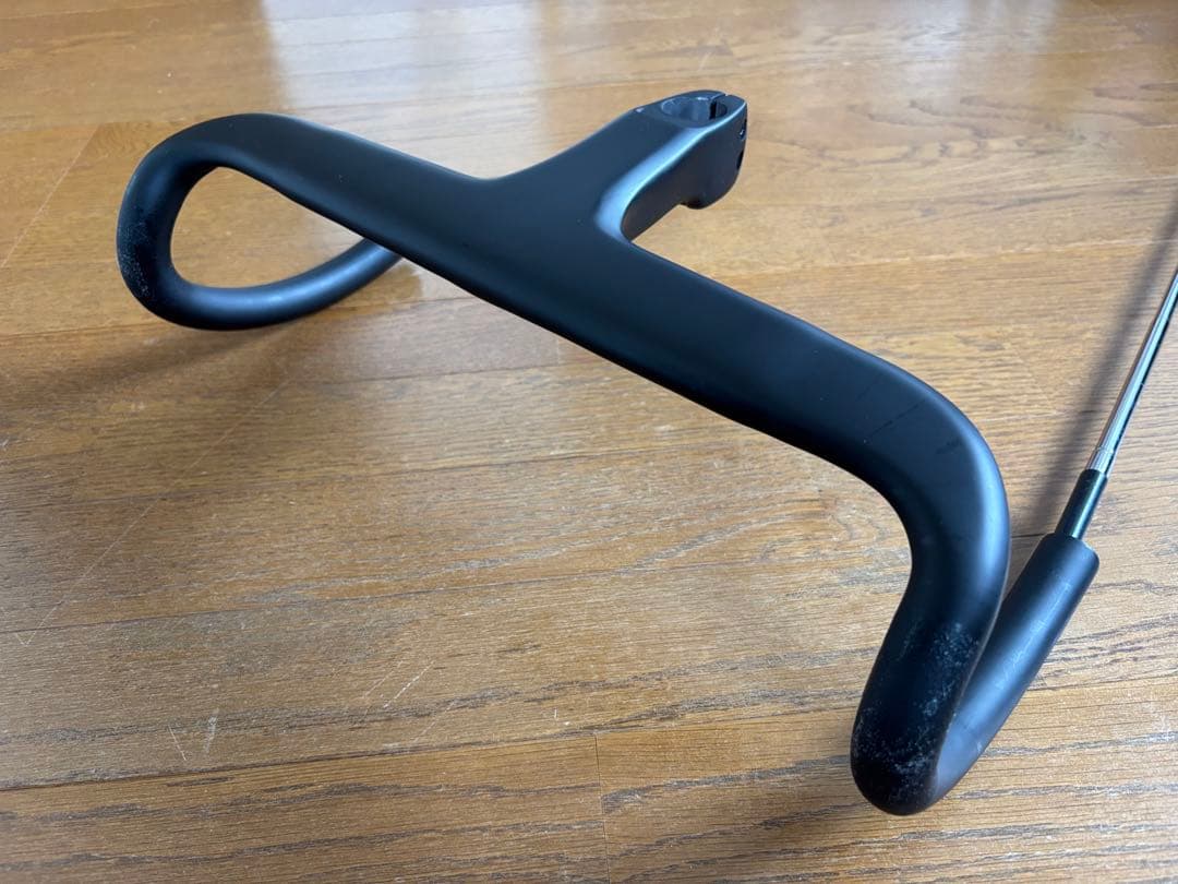ULLICYC 一体型カーボンハンドル マットブラック 400×110mm