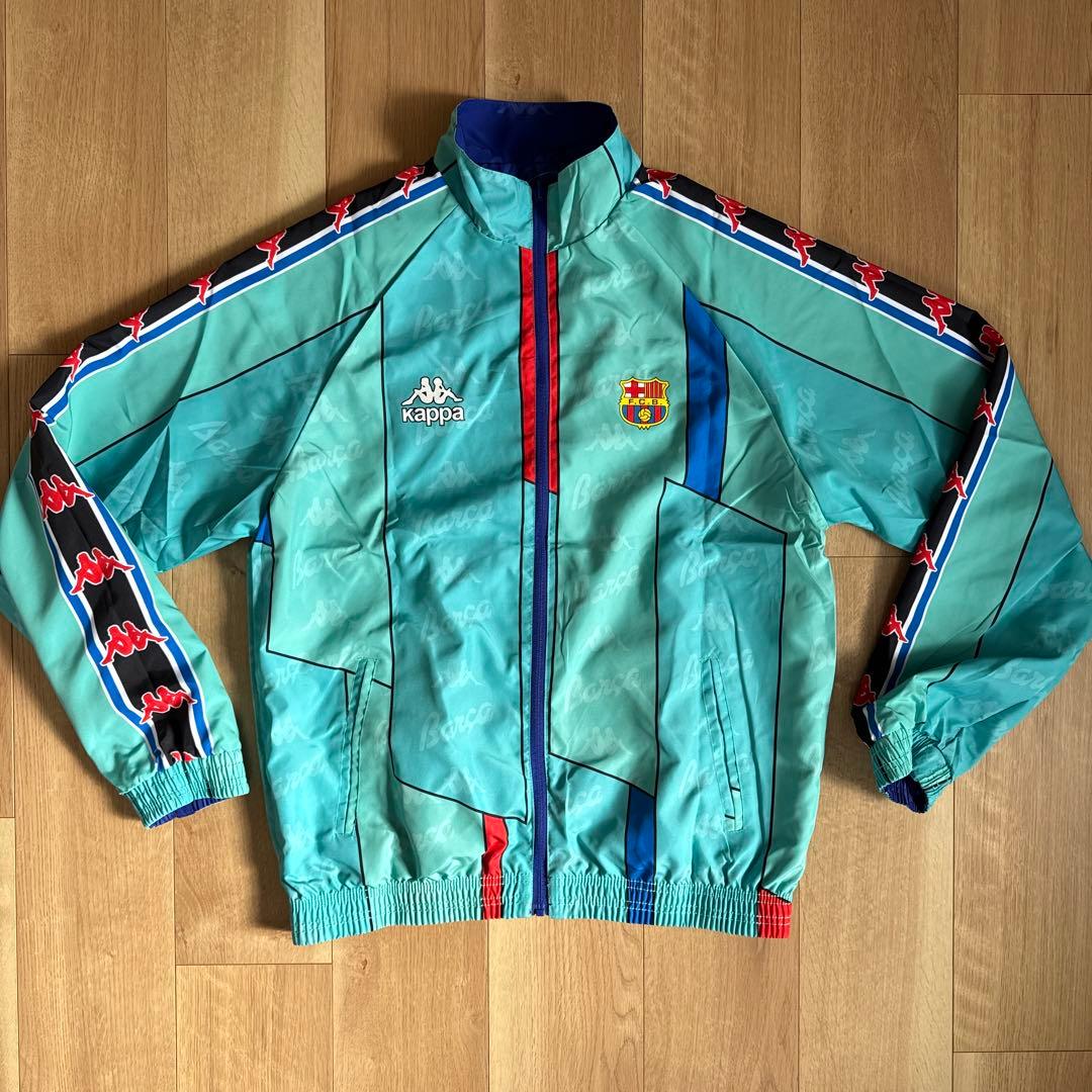 バルセロナ 96年 カッパ ナイロンジャケット リバーシブル