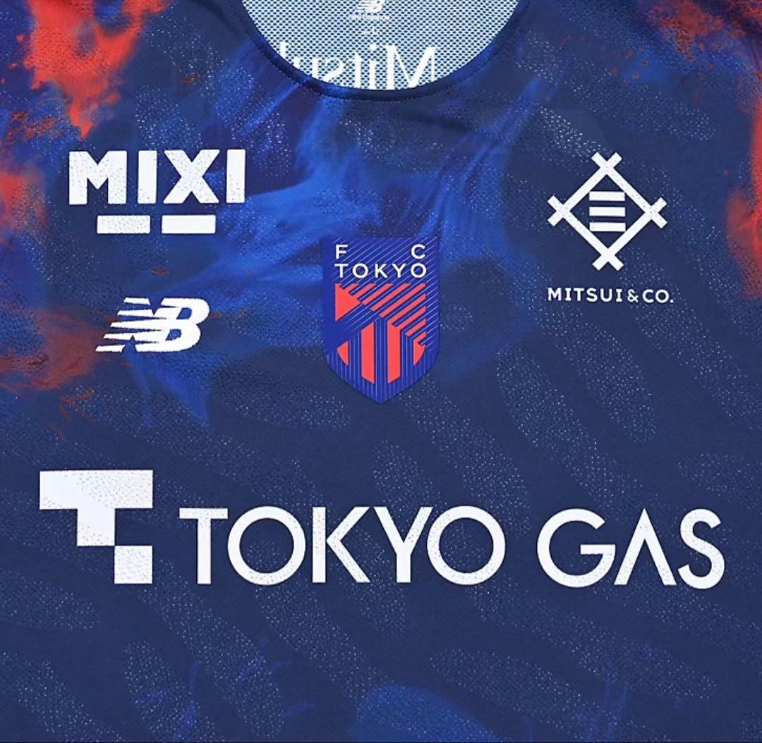 FC東京 New Balance 半袖シャツ 1st ホーム XL
