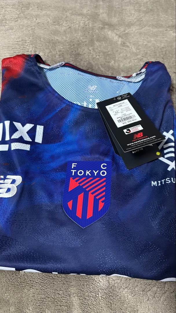 FC東京 New Balance 半袖シャツ 1st ホーム XL