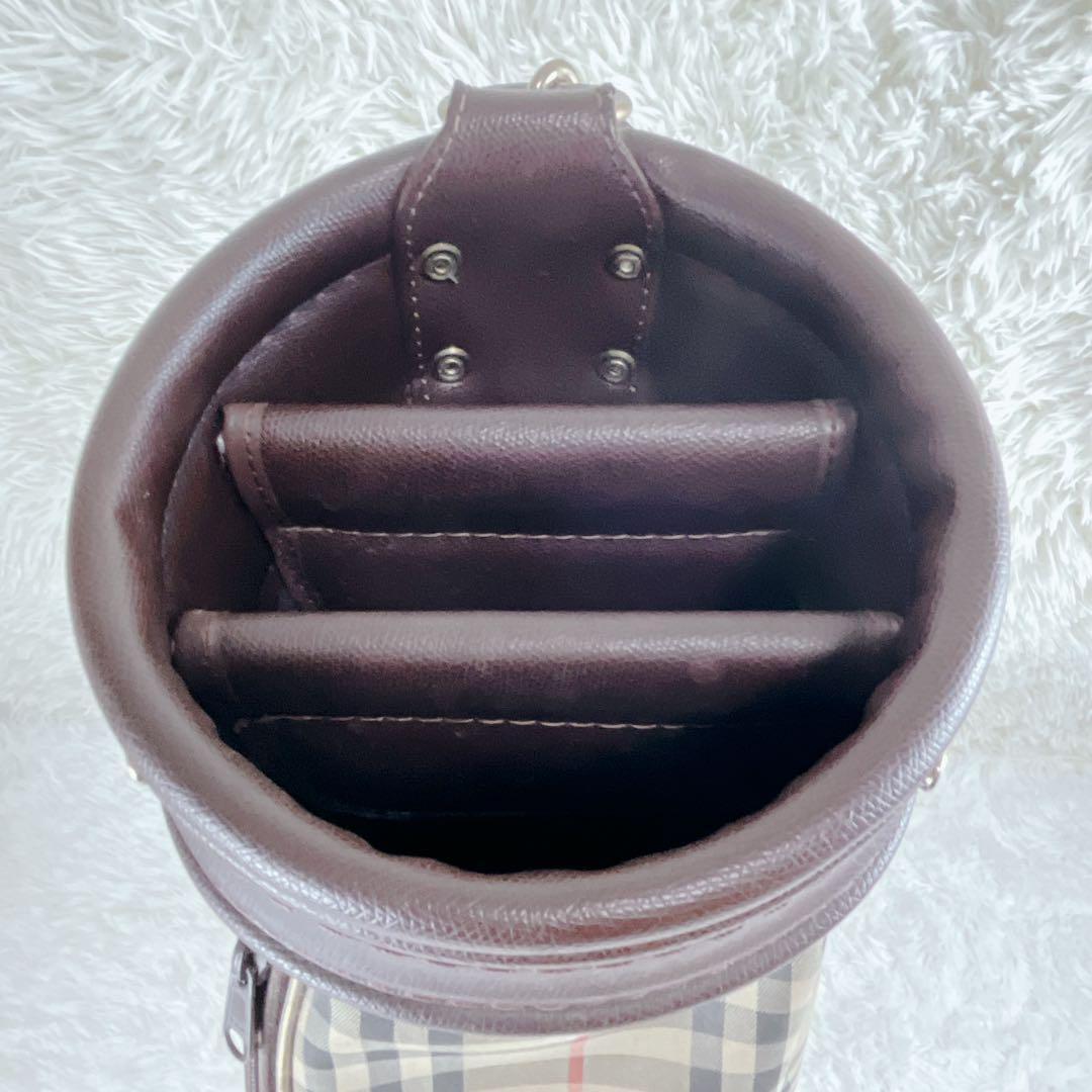 希少 激レア BURBERRY キャディバッグ ノバチェック シャドーホース