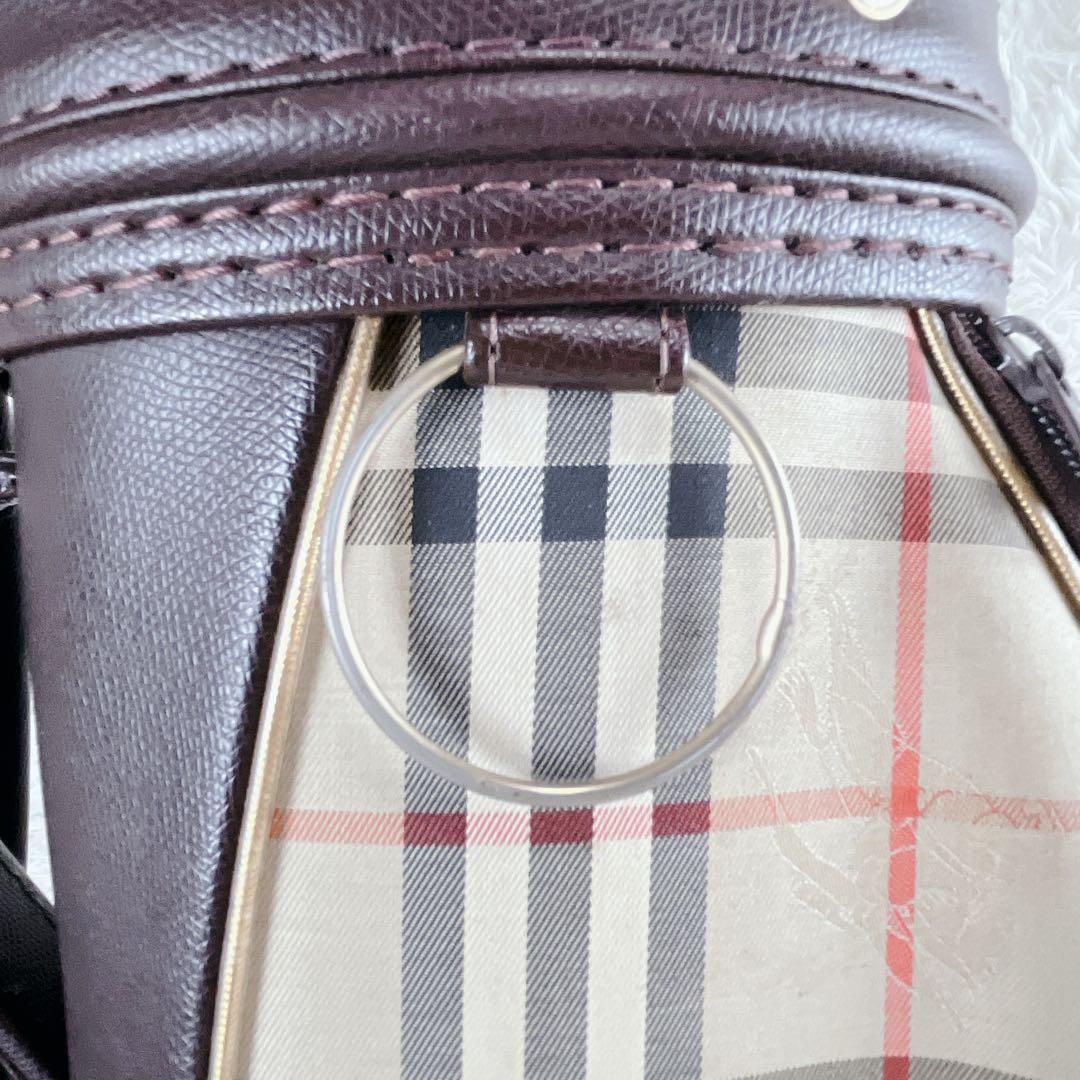 希少 激レア BURBERRY キャディバッグ ノバチェック シャドーホース