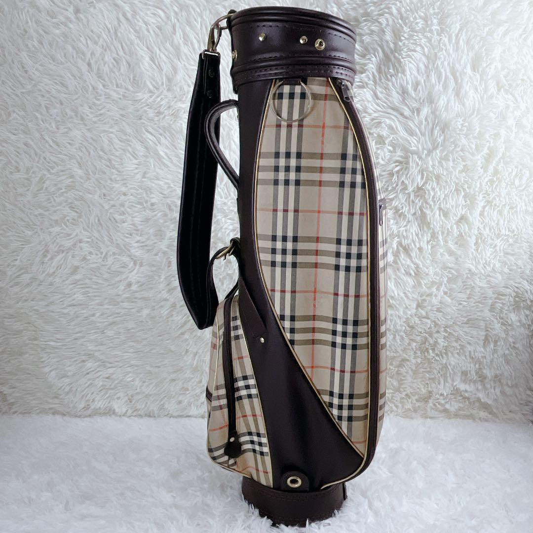 希少 激レア BURBERRY キャディバッグ ノバチェック シャドーホース