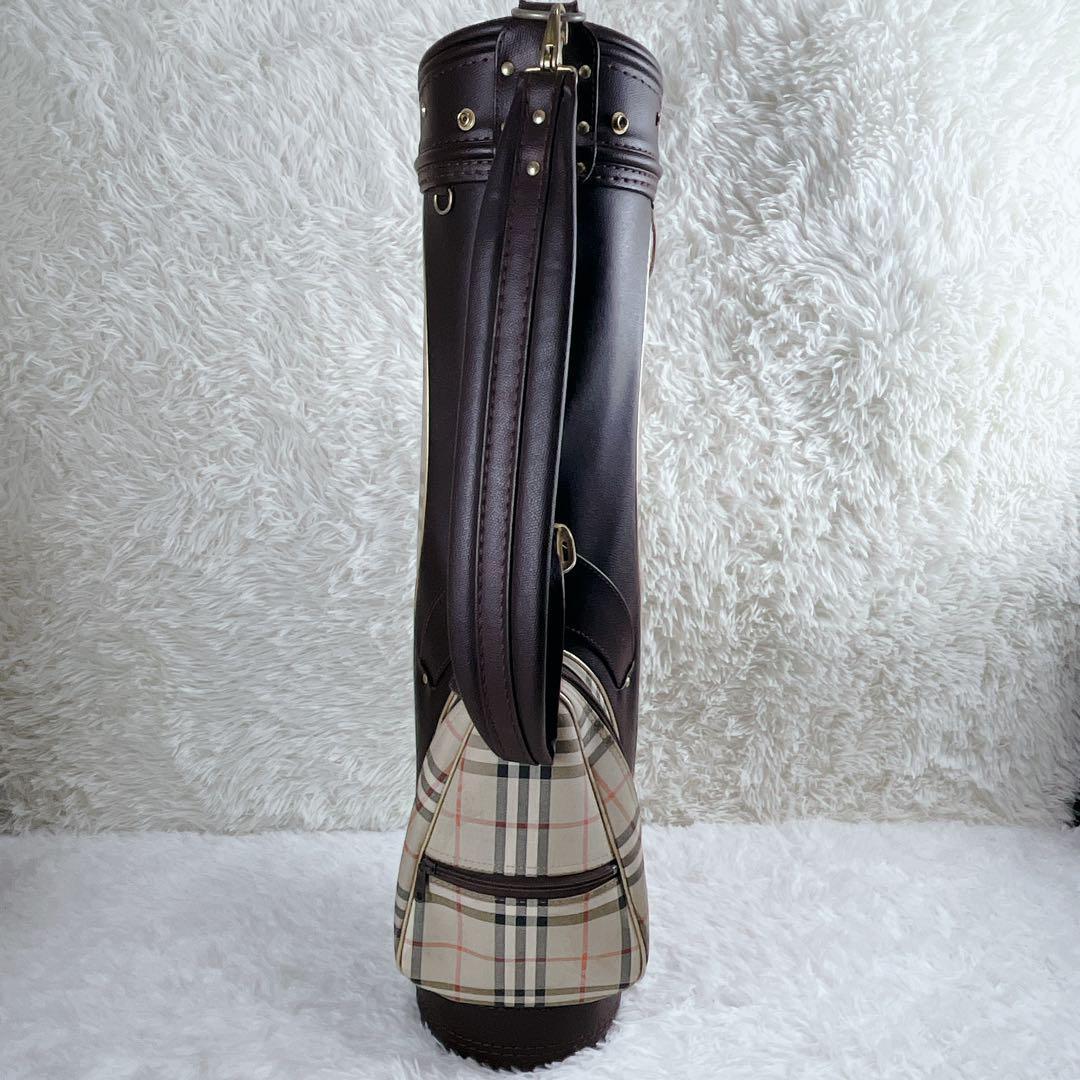 希少 激レア BURBERRY キャディバッグ ノバチェック シャドーホース