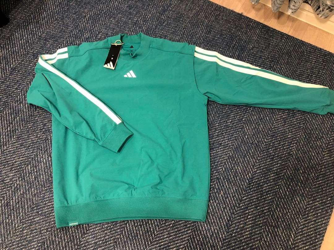 新品　adidas ゴルフウェア　プルオーバージャケット　XL