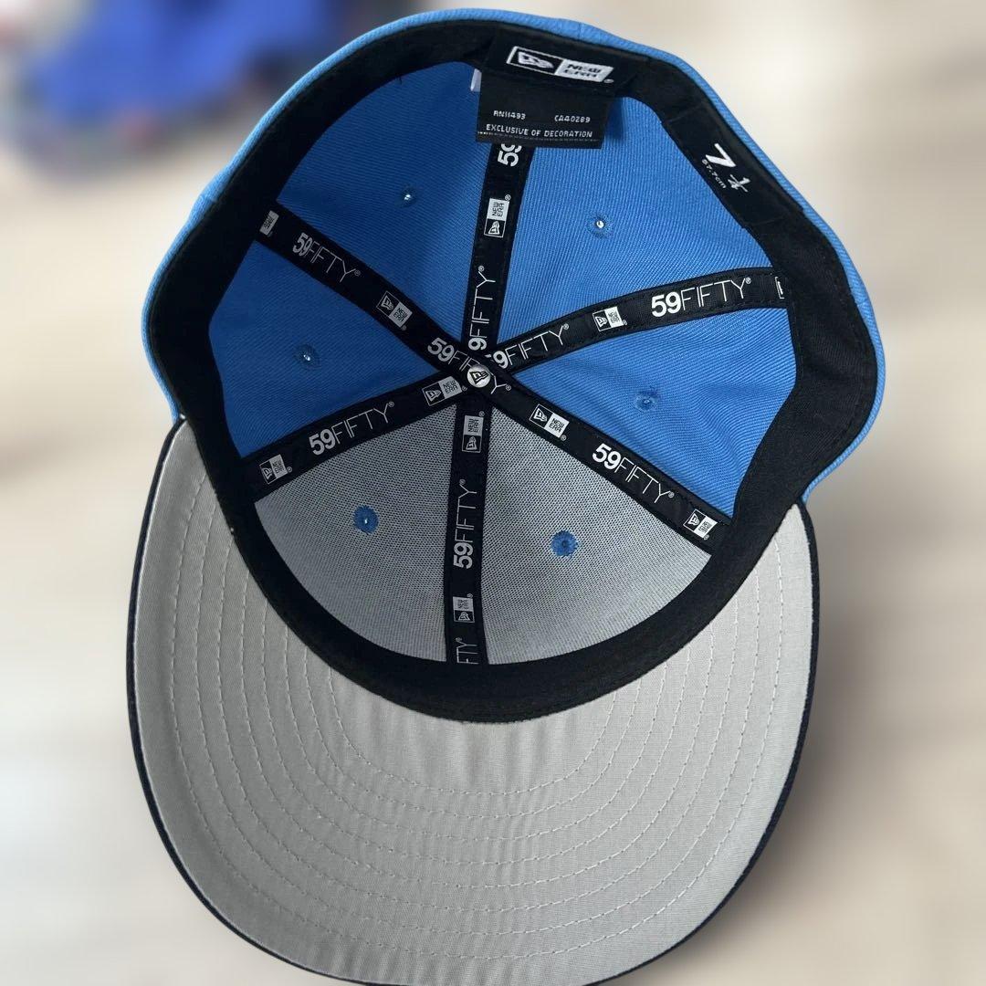ベイスターズNew Era 59FIFTY キャップ 7 1/4 青ブルー