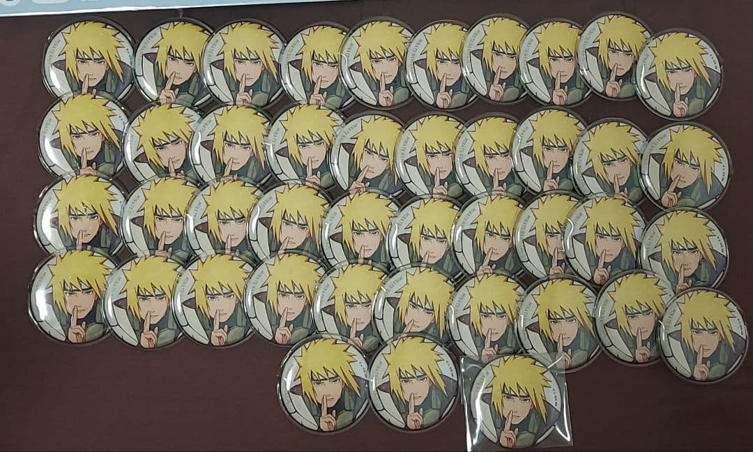 NARUTO 波風ミナト ベースヤード 痛バ A4 フリルデザイン イエロー