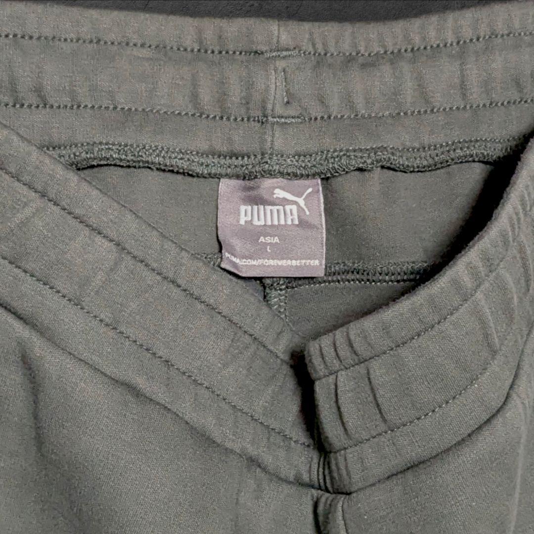 PUMA フード付きジャージ上下セット オリーブグリーン