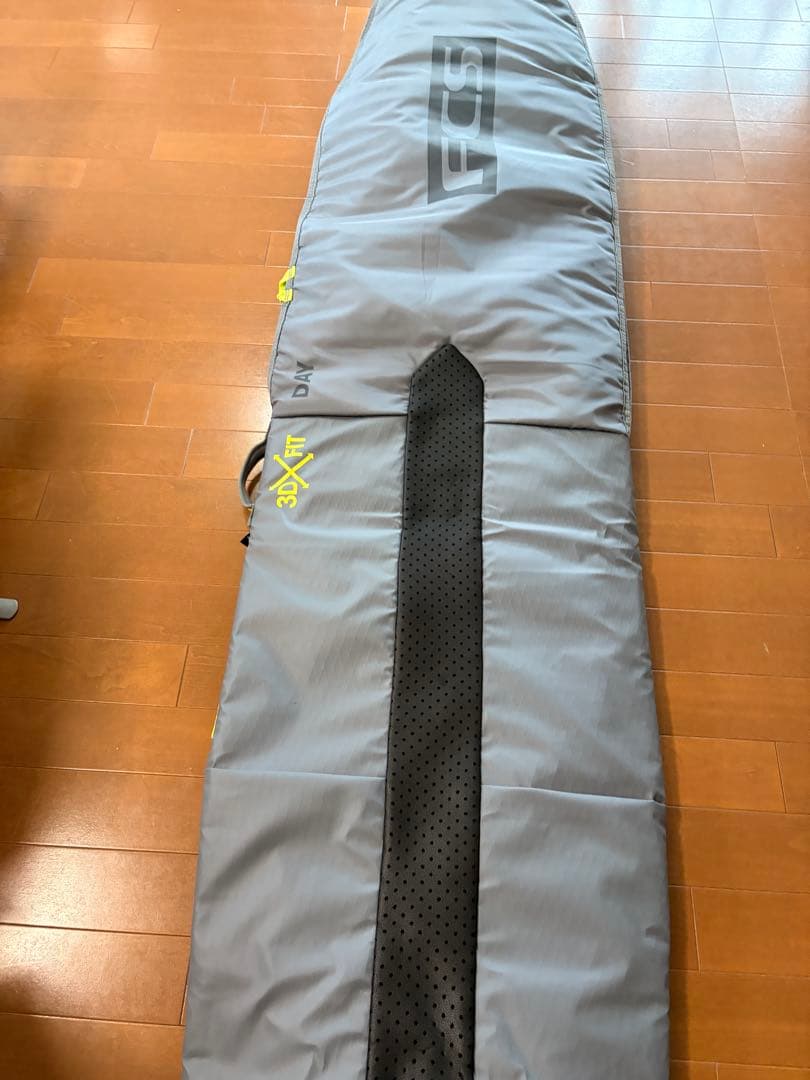 ファンボード ケース付き　青黒バイカラー 3フィン