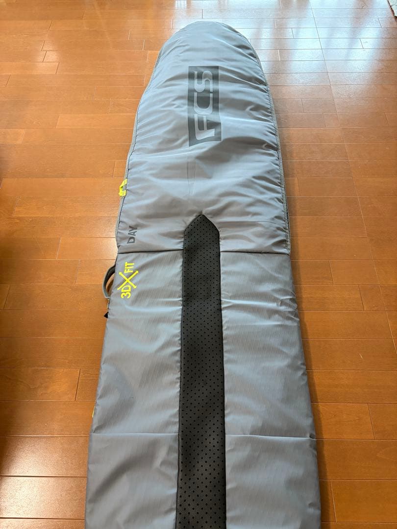 ファンボード ケース付き　青黒バイカラー 3フィン