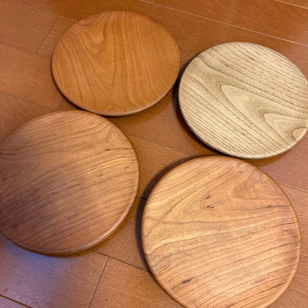 one2ecointerior　木製　プレート　4枚セット