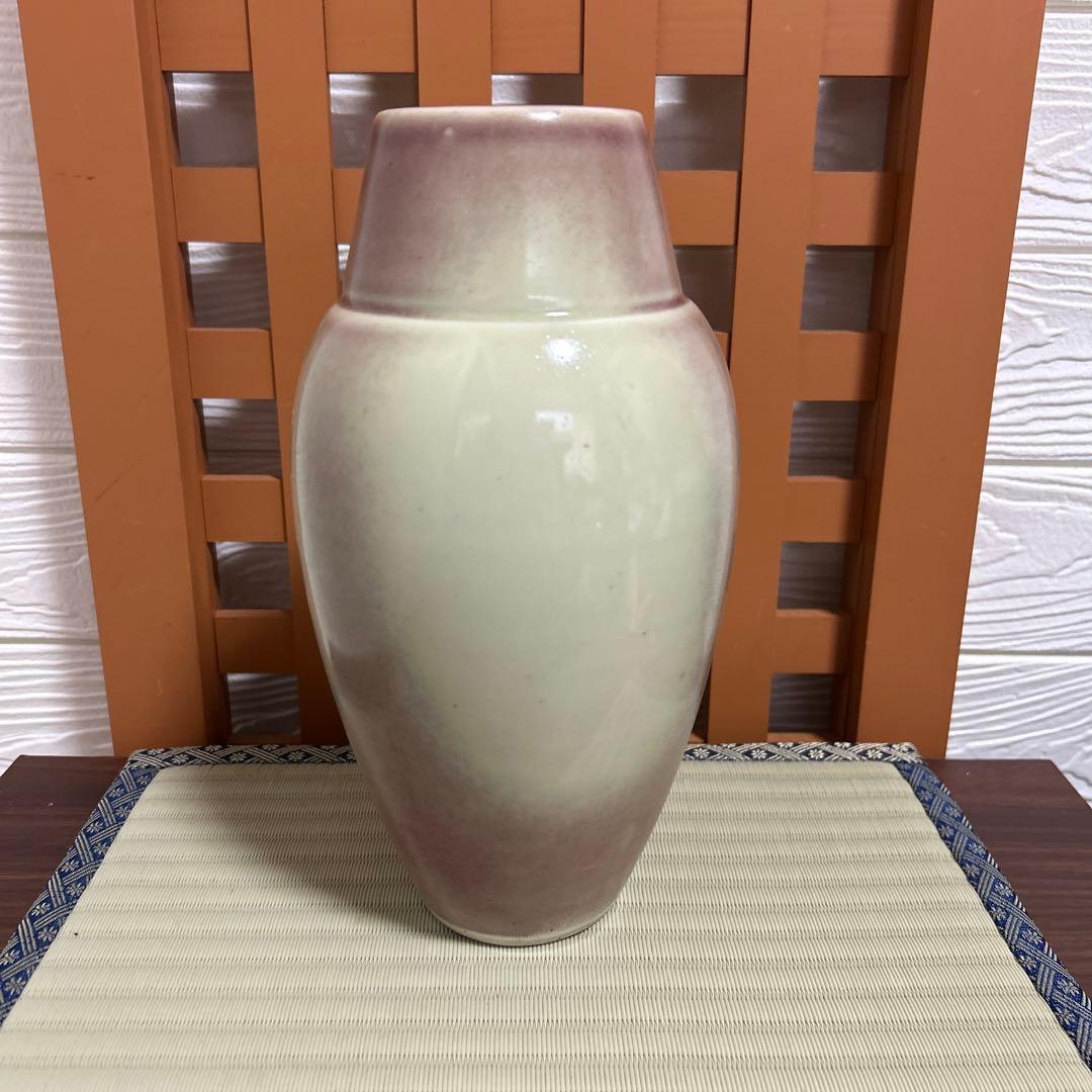 洛峰作　花瓶　花器　共箱　木箱