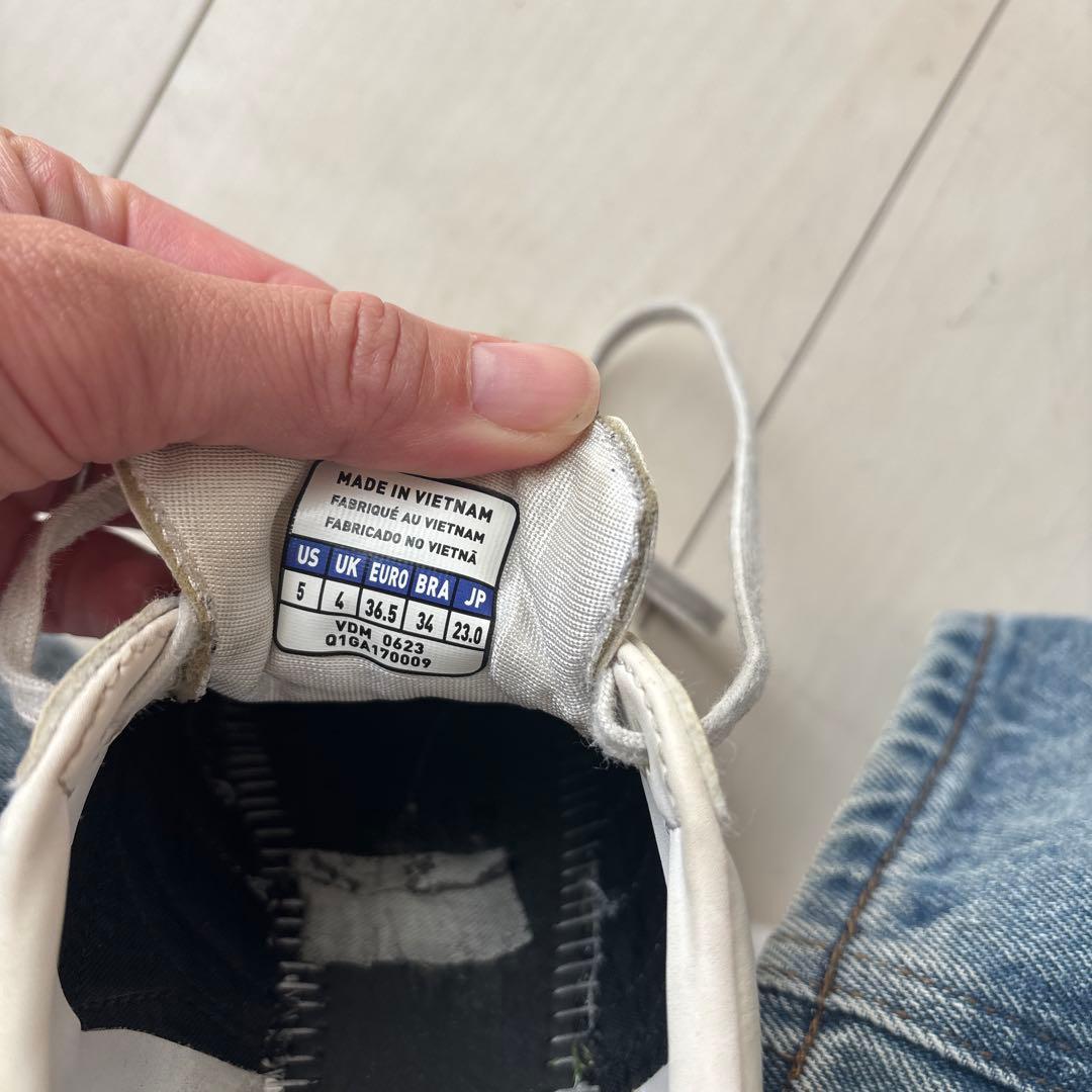 Mizuno モレリア　23.0cm フットサルシューズ ホワイト/ネイビー