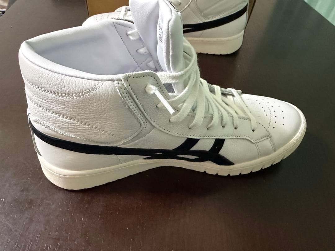 asics ポイントゲッター HI 白黒 28cm