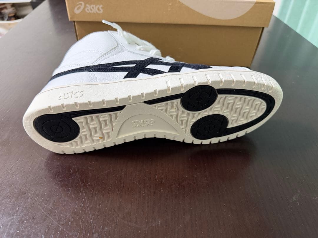 asics ポイントゲッター HI 白黒 28cm